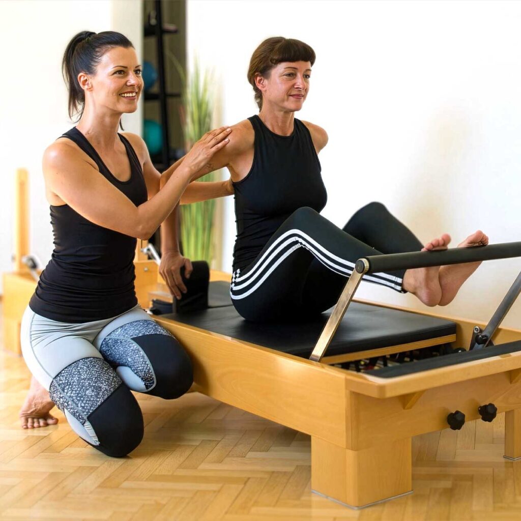Brita Steiner authentic Pilates Reformer Übung